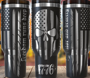 Freedom Runs Deep - 40oz Tumbler